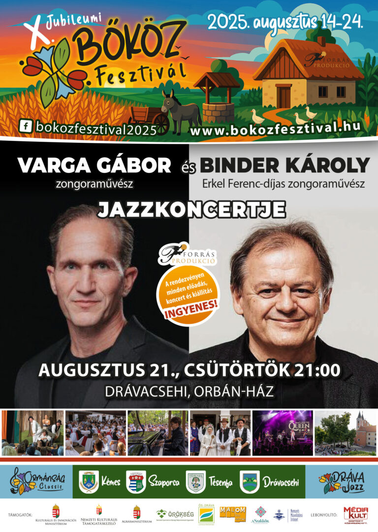 X bokoz fesztival plakat 2025 binder