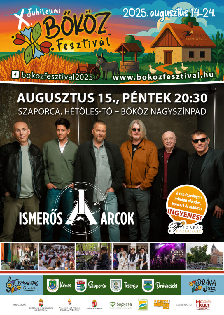 X bokoz fesztival plakat 2025 egyedi-1
