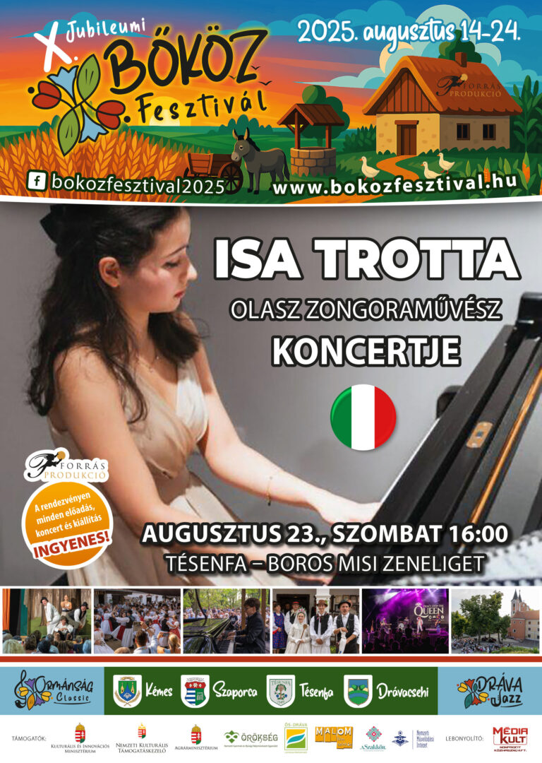 X bokoz fesztival plakat 2025 isatrotta