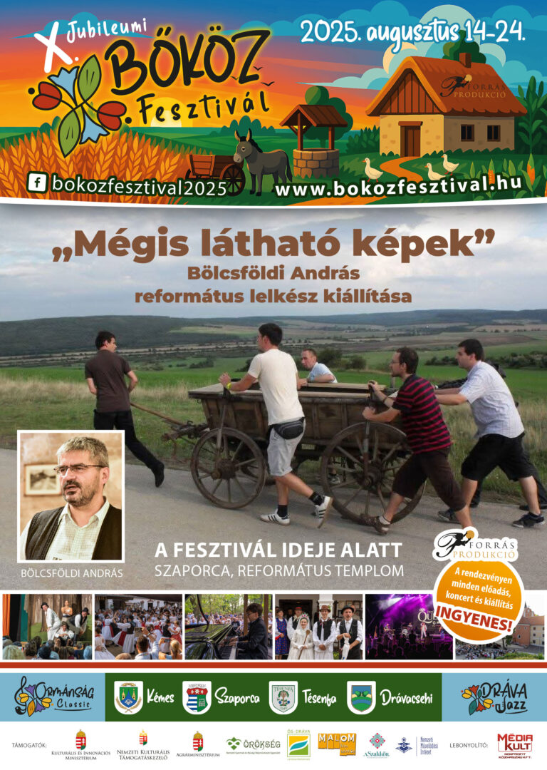 X bokoz fesztival plakat 2025 kiallitas