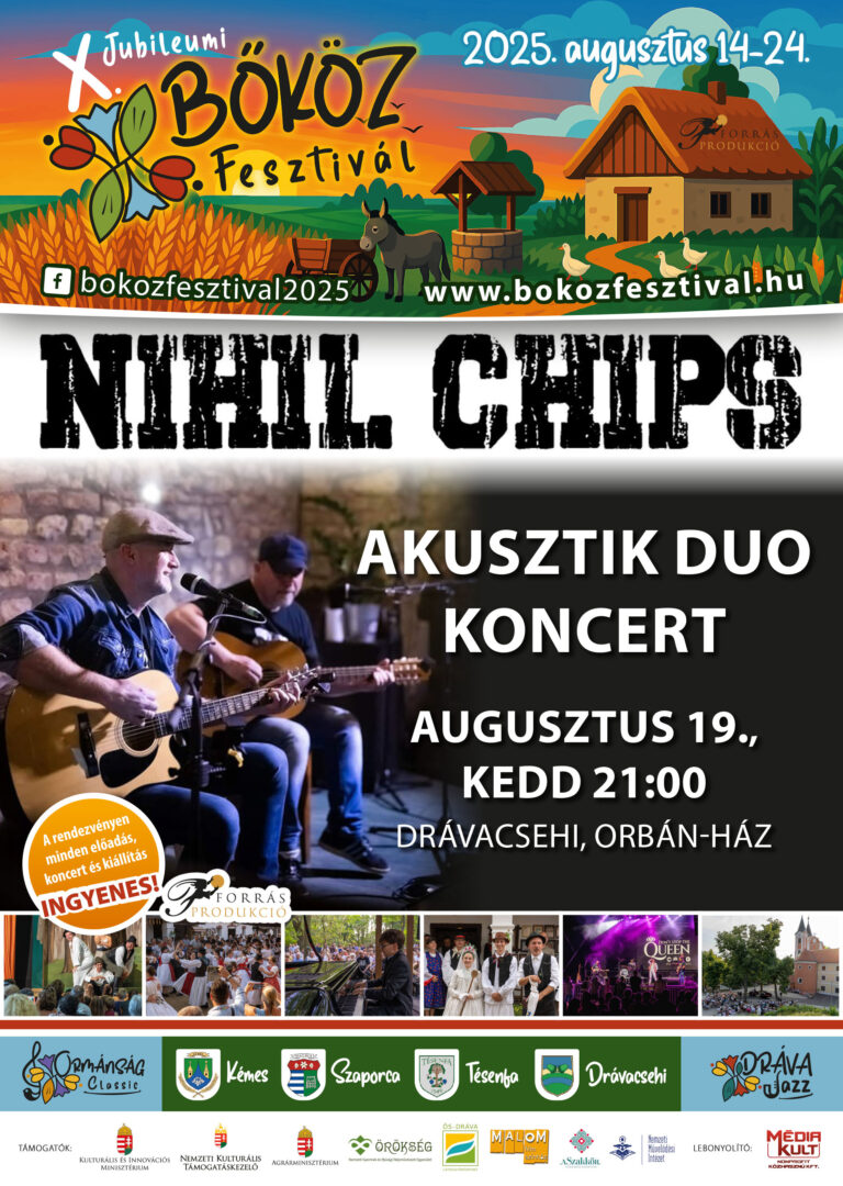 X bokoz fesztival plakat 2025 nihil chips