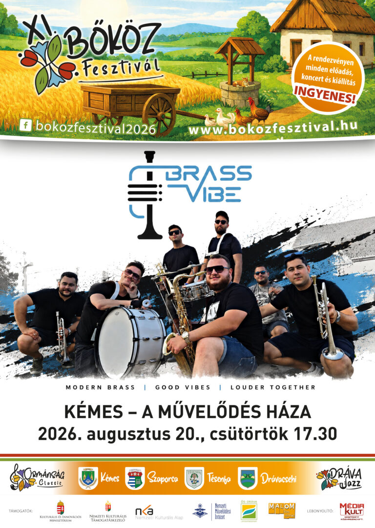 XI bokoz fesztival plakat 2026 egyedi 7-11-5