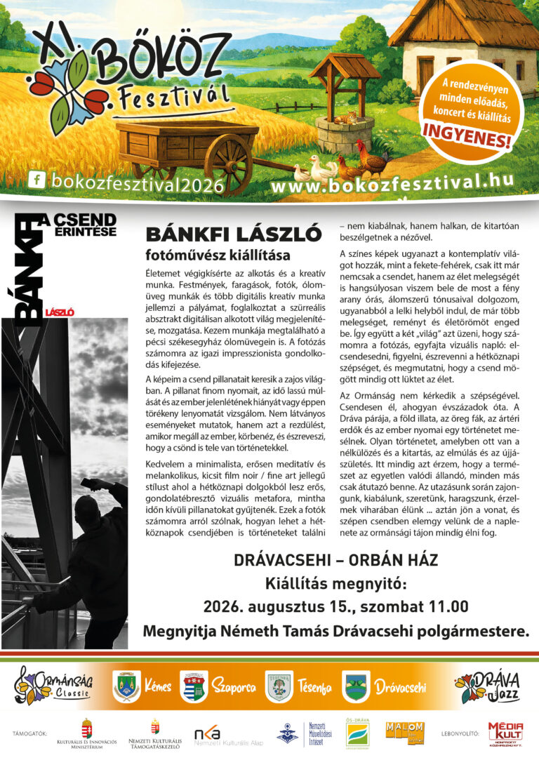 XI bokoz fesztival plakat 2026 egyedi-bankfi
