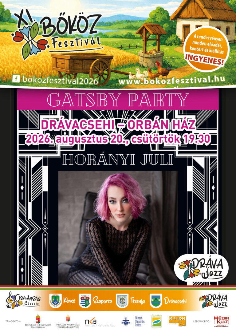 XI bokoz fesztival plakat 2026 egyedi-horanyijazz