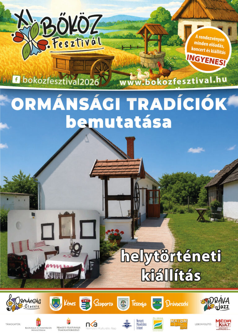 XI bokoz fesztival plakat 2026 egyedi-kemestajhaz